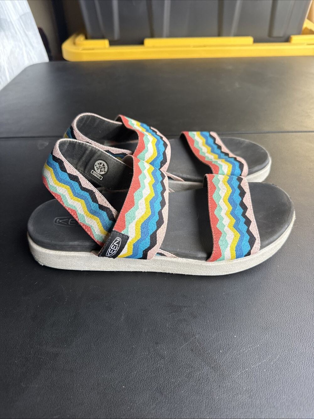 Keen Elle Backstrap Sandals Womens Size 8 Strappy Slingback Gorpcore Multicolor